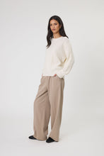 Load image into Gallery viewer, MARLOW COPENHAGEN CABLE KNIT CREW ECRU
