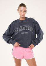 Load image into Gallery viewer, P.E NATION CORE SWEAT MARINE BLUE
