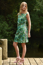 Load image into Gallery viewer, COOP BY TRELISE COOPER SHORT SHIFT DRESS GREEN &amp; BLUE
