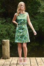 Load image into Gallery viewer, COOP BY TRELISE COOPER SHORT SHIFT DRESS GREEN &amp; BLUE
