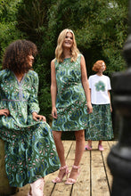 Load image into Gallery viewer, COOP BY TRELISE COOPER SHORT SHIFT DRESS GREEN &amp; BLUE

