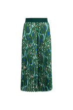 Load image into Gallery viewer, COOP BY TRELISE COOPER SKIPPED A PLEAT SKIRT GREEN &amp; BLUE
