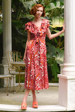 Load image into Gallery viewer, COOP BY TRELISE COOPER CLUB TROPICANA DRESS RED &amp; PINK
