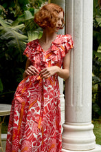 Load image into Gallery viewer, COOP BY TRELISE COOPER CLUB TROPICANA DRESS RED &amp; PINK
