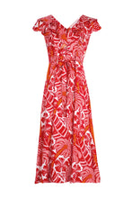 Load image into Gallery viewer, COOP BY TRELISE COOPER CLUB TROPICANA DRESS RED &amp; PINK
