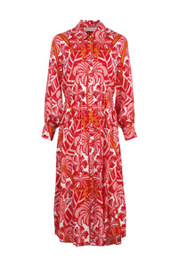 COOP BY TRELISE COOPER DRAW ME NEAR DRESS RED & PINK