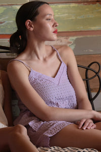 CURATE BY TRELISE COOPER THE NIGHT OWL SLEEPWEAR SET LILAC