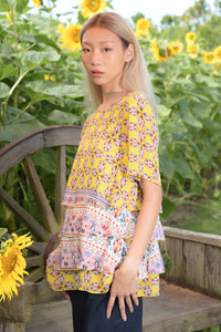 CURATE BY TRELISE COOPER LETS FLOUNCE TOP