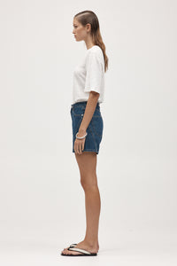 MARLE CURVE SEAM SHORT HERITAGE BLUE