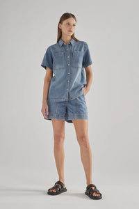 DRICOPER CABANA DENIM SHIRT RODEO BLUE