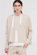 Load image into Gallery viewer, TAYLOR CALIBRATION HOODIE SAND/IVORY
