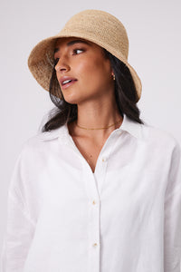 MARLOW CAPRI BUCKET HAT TEA