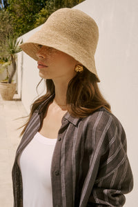 MARLOW CAPRI BUCKET HAT TEA