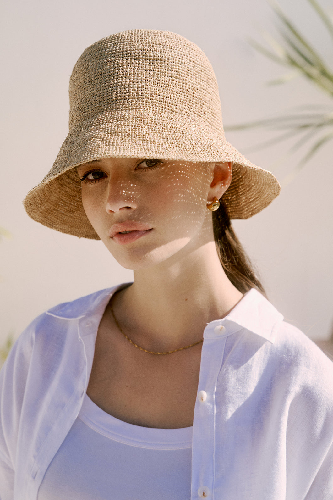 MARLOW CAPRI BUCKET HAT TEA