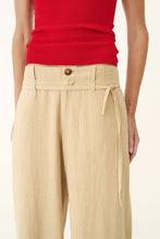 Load image into Gallery viewer, ROWIE CARLOTTA LINEN CURVE PANTS
