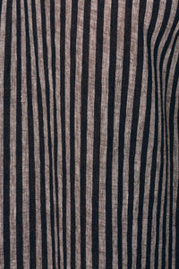 ROWIE CARLOTTA LINEN WIDE PANTS BROWN STRIPE