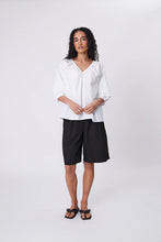 Load image into Gallery viewer, MARLOW CASCADE BLOUSE CHALK
