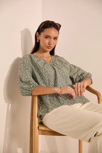 MARLOW CASCADE BLOUSE