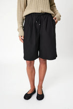 Load image into Gallery viewer, MARLOW CASCADE LONGLINE SHORT BLACK
