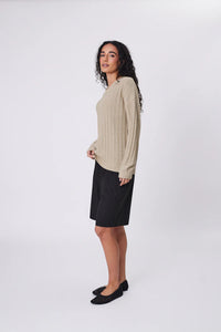 MARLOW CASCADE LONGLINE SHORT BLACK