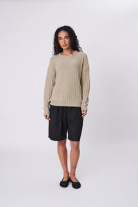 MARLOW CASCADE LONGLINE SHORT BLACK