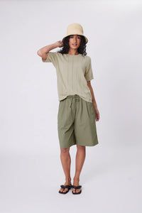 MARLOW CASCADE LONGLINE SHORT LAUREL