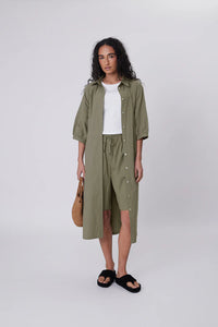 MARLOW CASCADE SHIRT DRESS