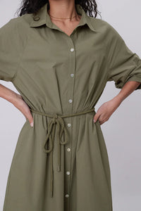 MARLOW CASCADE SHIRT DRESS