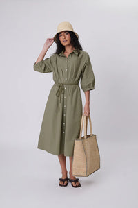 MARLOW CASCADE SHIRT DRESS