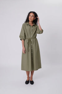 MARLOW CASCADE SHIRT DRESS