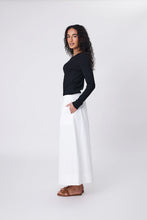 Load image into Gallery viewer, MARLOW CASCADE SKIRT CHALK
