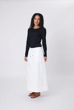 Load image into Gallery viewer, MARLOW CASCADE SKIRT CHALK
