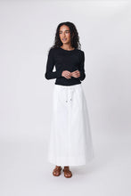 Load image into Gallery viewer, MARLOW CASCADE SKIRT CHALK
