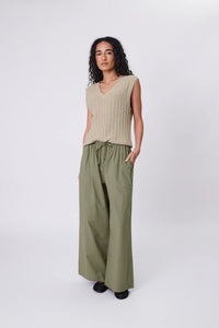 MARLOW CASCADE WIDE LEG PANT LAUREL