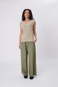 MARLOW CASCADE WIDE LEG PANT LAUREL