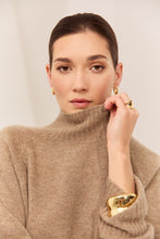 Load image into Gallery viewer, MARLOW CASHMERE FUNNEL NECK NUTMEG
