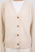 Load image into Gallery viewer, MARLOW CASHMERE V NECK CARDIGAN SHELL
