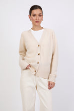 Load image into Gallery viewer, MARLOW CASHMERE V NECK CARDIGAN SHELL
