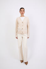 Load image into Gallery viewer, MARLOW CASHMERE V NECK CARDIGAN SHELL
