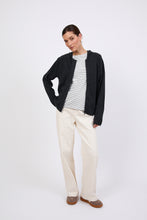 Load image into Gallery viewer, MARLOW CASHMERE ZIP HOODIE SHADOW
