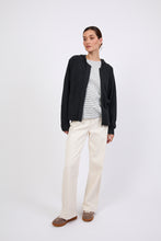 Load image into Gallery viewer, MARLOW CASHMERE ZIP HOODIE SHADOW

