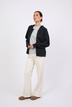 Load image into Gallery viewer, MARLOW CASHMERE ZIP HOODIE SHADOW
