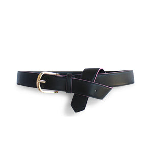 KATHRYN WILSON CASSIE BELT BLACK/CAMELIA