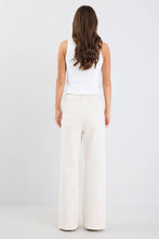 Load image into Gallery viewer, COMING SOON | AMONG THE BRAVE ZOE ECRU HIGH RISE WIDE LEG POCKET JEAN
