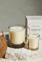 Load image into Gallery viewer, WILLOW &amp; MAE COCONUT SUN SEA SALT SOY CANDLE IVORY
