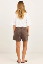 Load image into Gallery viewer, STORIES BE TOLD SIGNIFICANT MOCHA POCKET FRONT SHORTS

