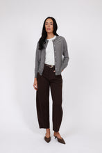 Load image into Gallery viewer, MARLOW COLLAGE KNIT CARDIGAN JAVA STRIPE

