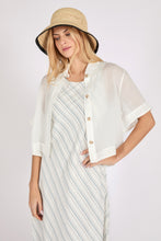 Load image into Gallery viewer, MARLOW COMO LINEN DRESS COASTAL STRIPE
