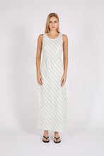 Load image into Gallery viewer, MARLOW COMO LINEN DRESS COASTAL STRIPE
