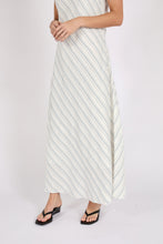 Load image into Gallery viewer, MARLOW COMO LINEN DRESS COASTAL STRIPE
